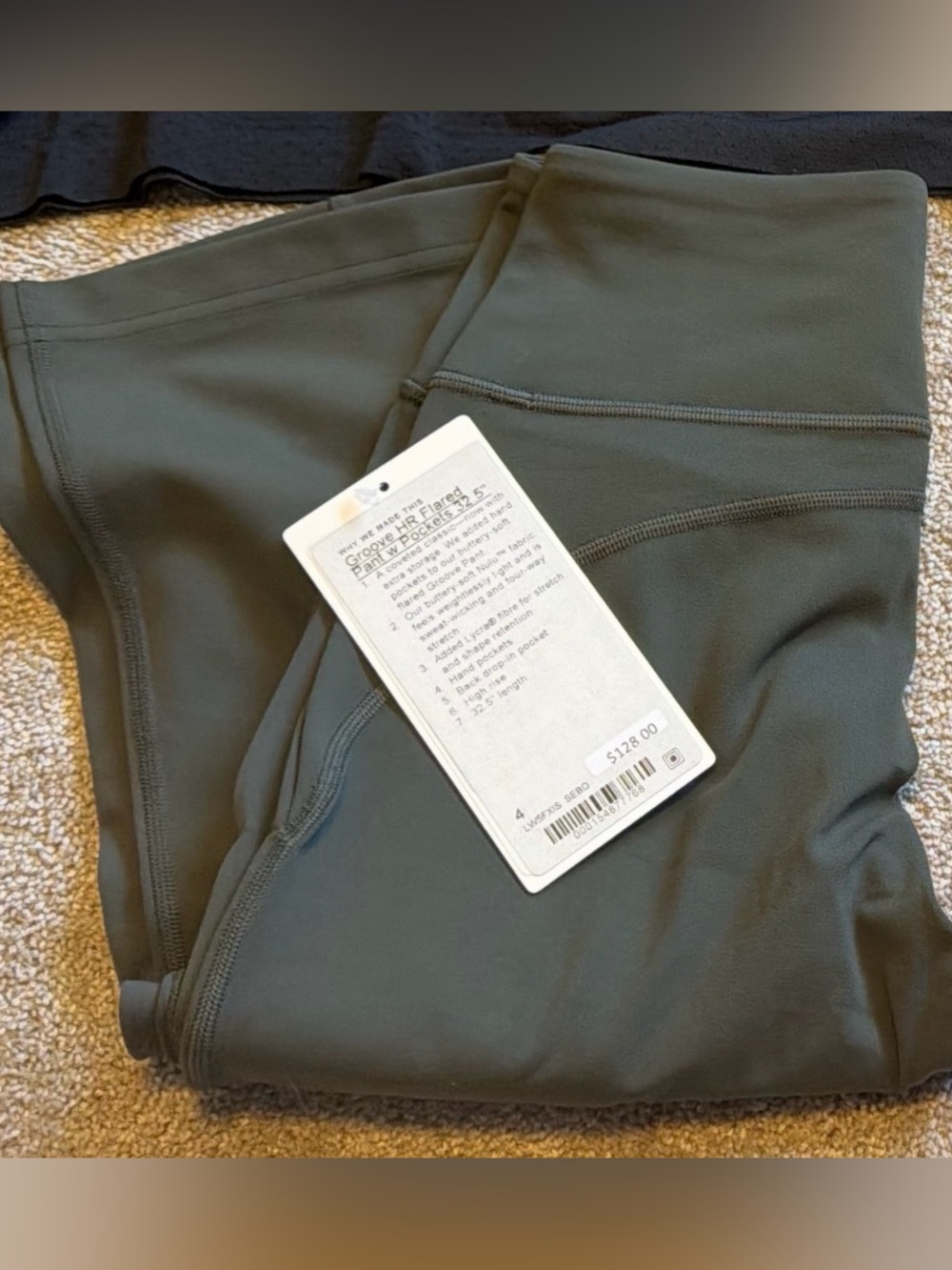 NEW Lululemon Groove High-Rise Flared Pant with Pockets size 4